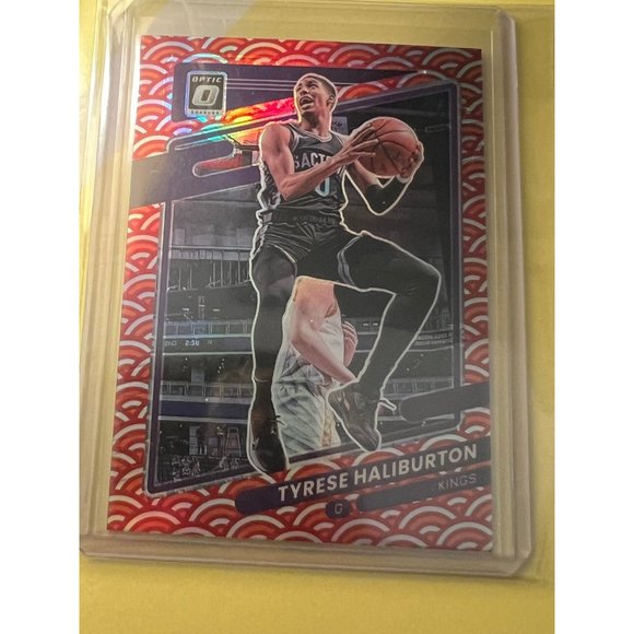 2021-22 DONRUSS OPTIC BASKETBALL PHOTON TYRESE HALIBURTON SSP KINGS CASE-HIT